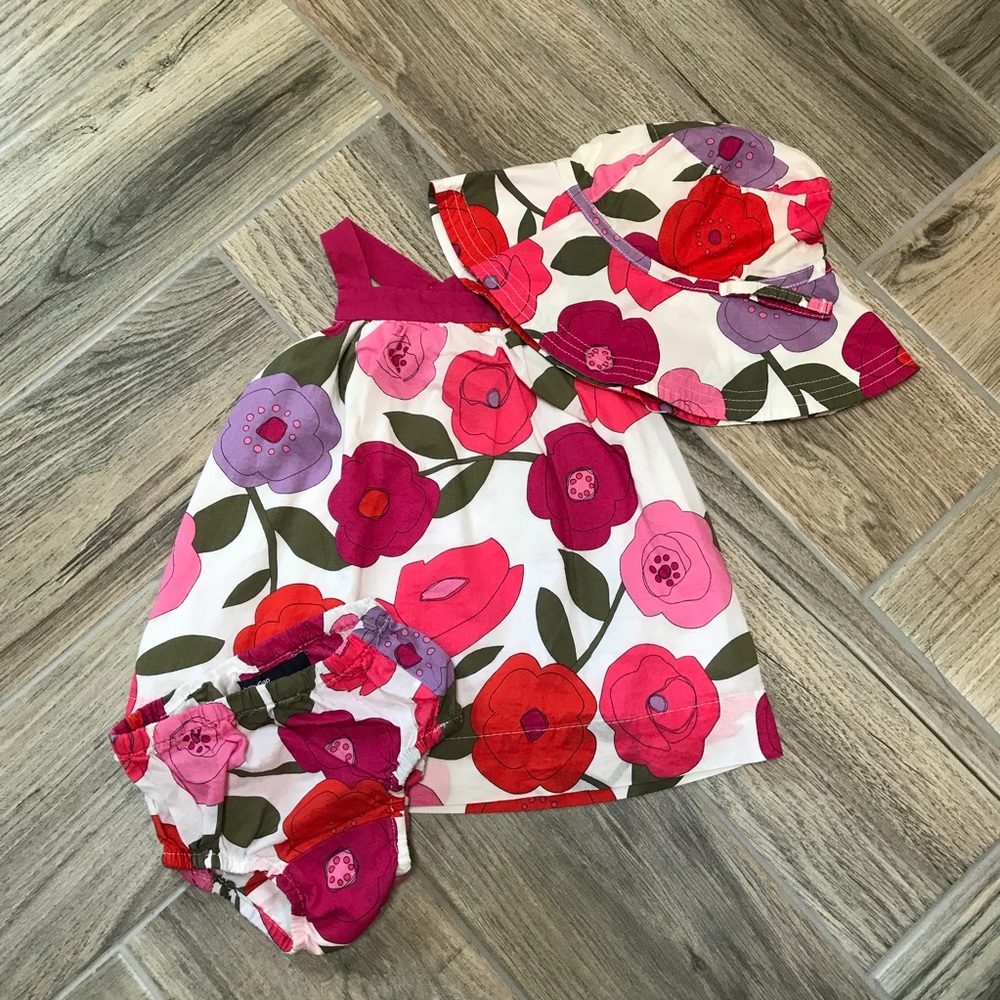 SOLD Baby GAP Girls Floral Print Dress Set, 3-6M
